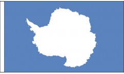 Antarctica Hand Waving Flags
